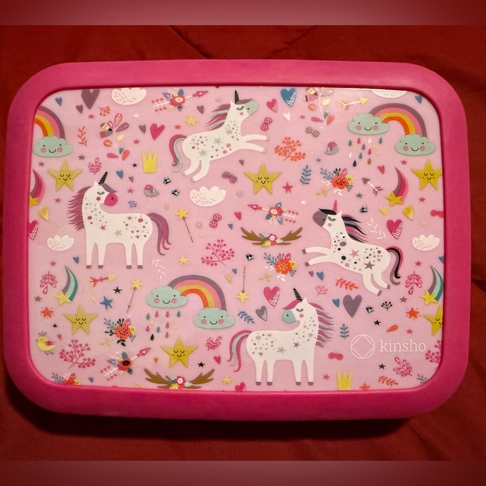 Kinsho, Pink Unicorn Kids Bento Lunch Box
